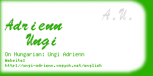 adrienn ungi business card